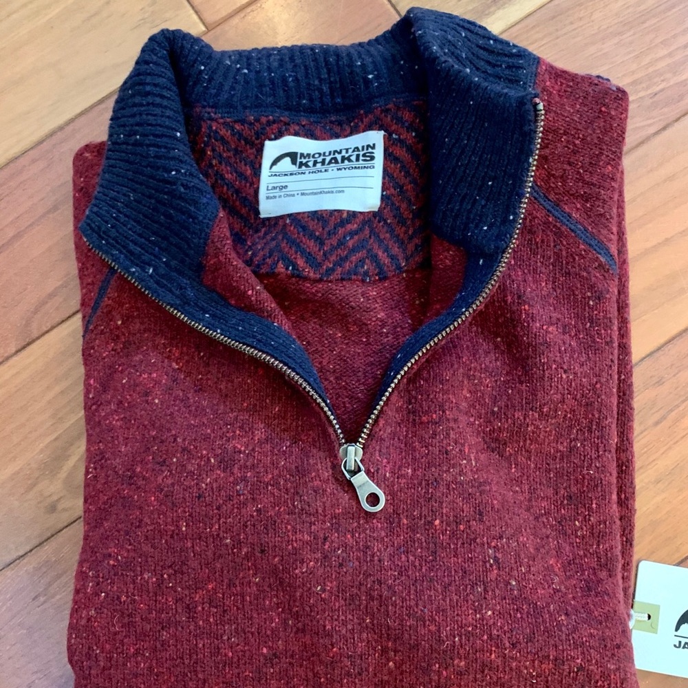 Mountain Khakis 1/4 Zip Sweater.